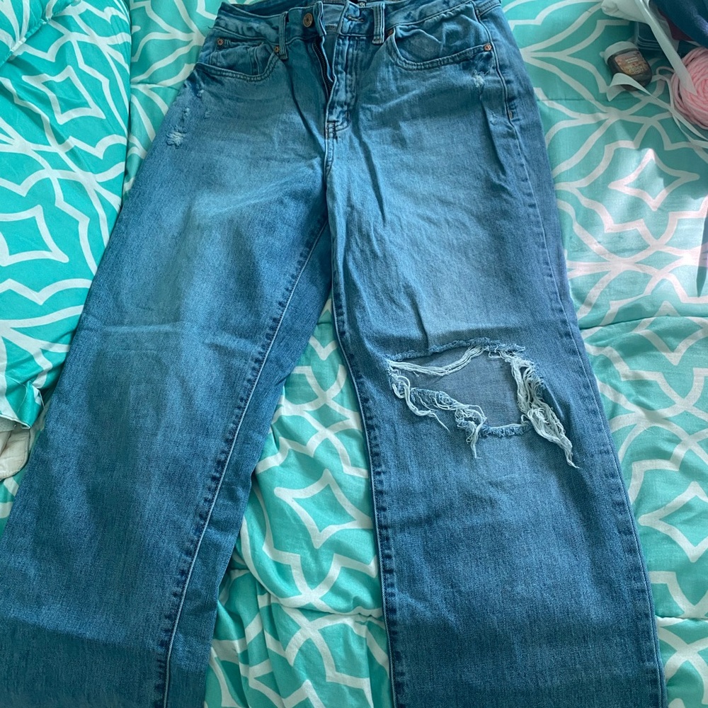 Wide leg jeans